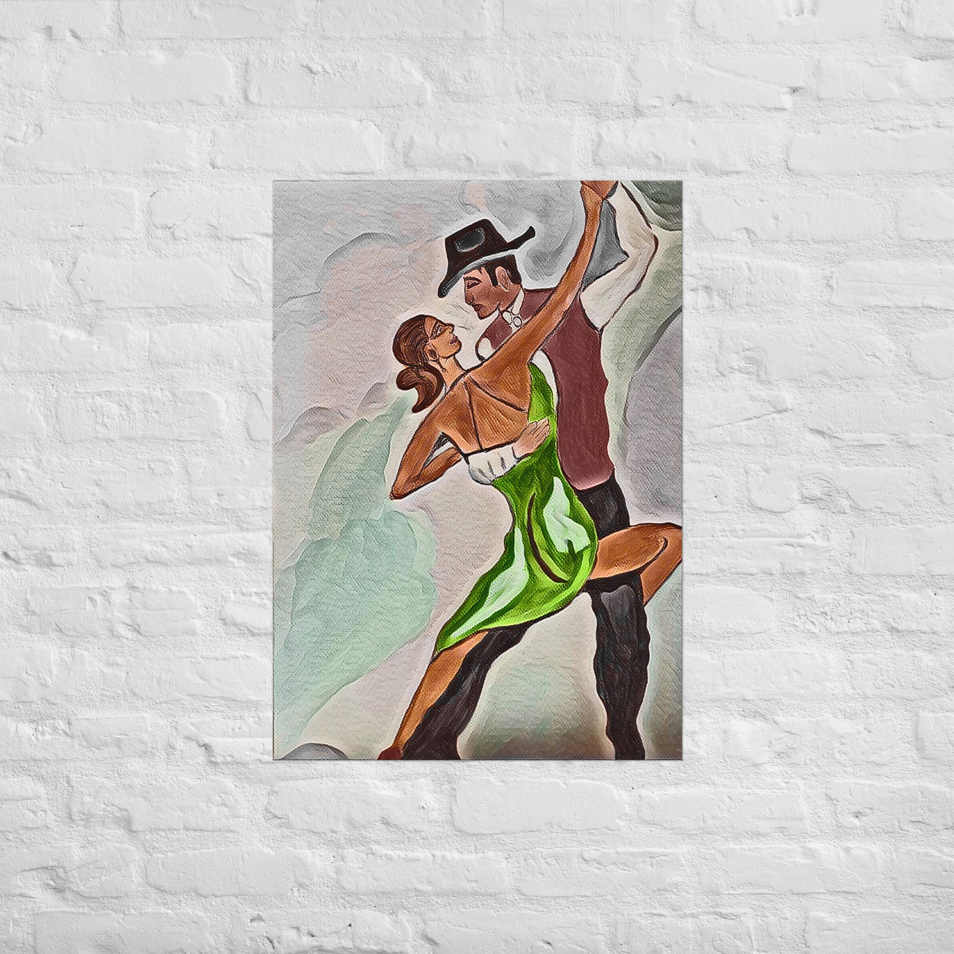 Entdecken Sie die Leidenschaft des Tangos: Ein exklusives Poster in Museumsqualität - MAX F. ArtGrafic