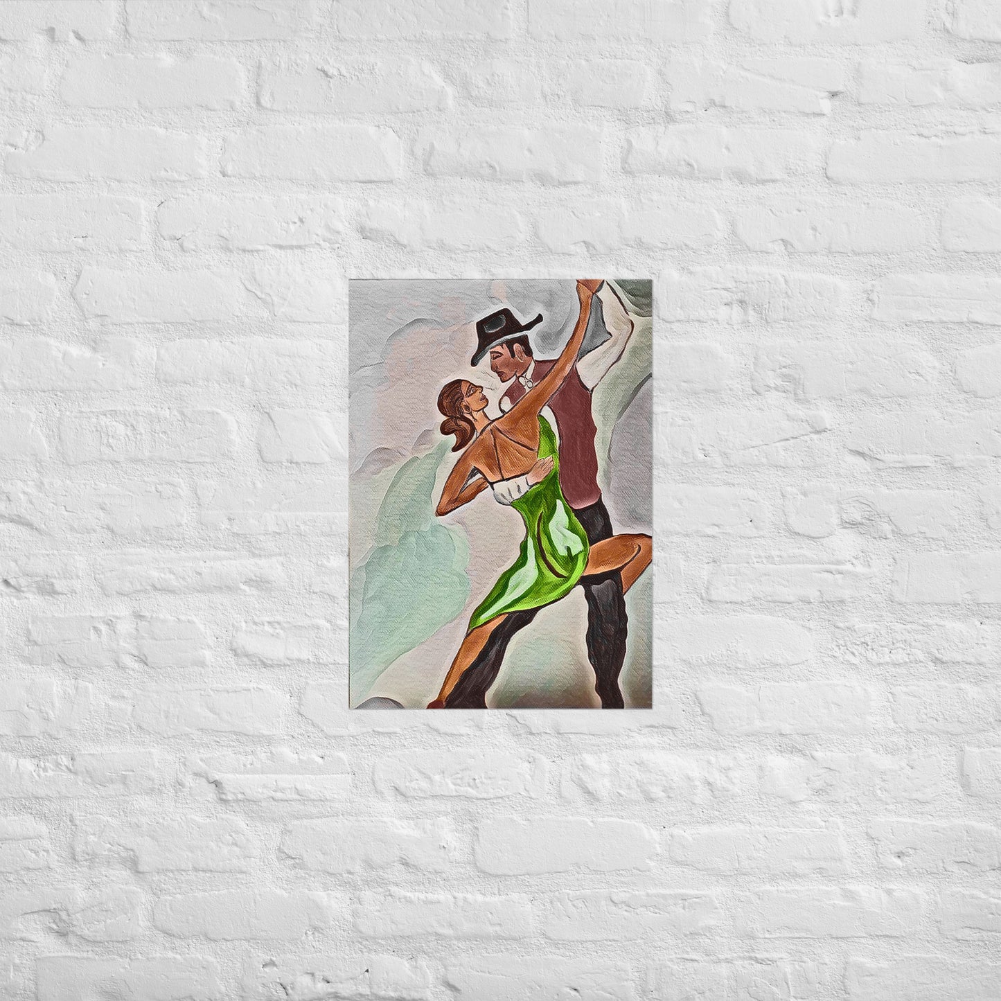 Entdecken Sie die Leidenschaft des Tangos: Ein exklusives Poster in Museumsqualität - MAX F. ArtGrafic