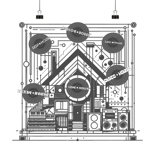 I LOVE HOUSE SW - Poster 60x60