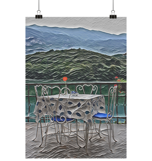 Stilleben Leinwand - Poster Din A4 (hoch)