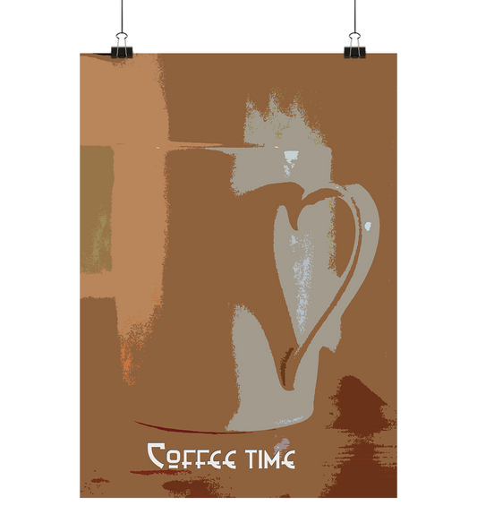 Coffee Time - Poster Din A4 (hoch)