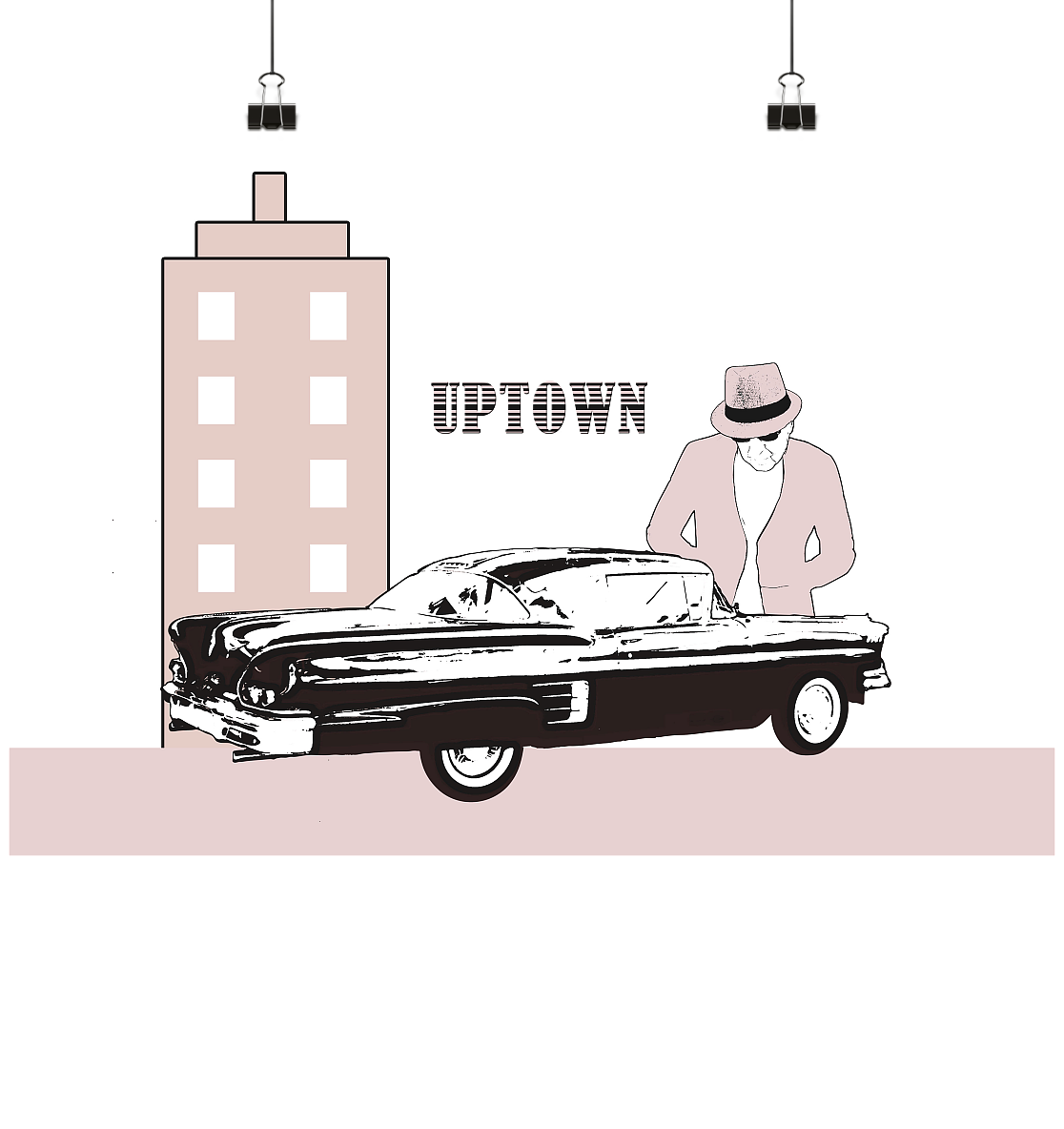 UPTOWN - Poster Din A4 (quer)