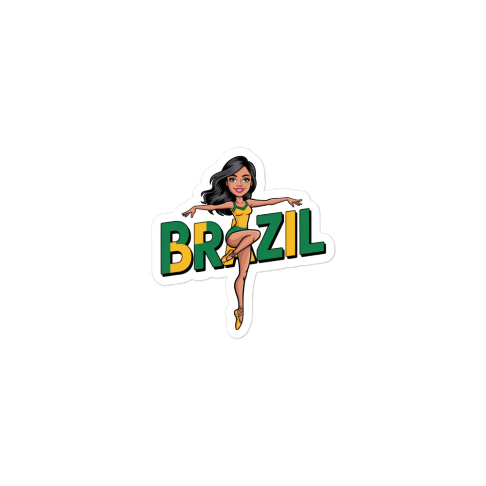 Blasenfreie Aufkleber - BRAZIL - MAX F. ArtGrafic