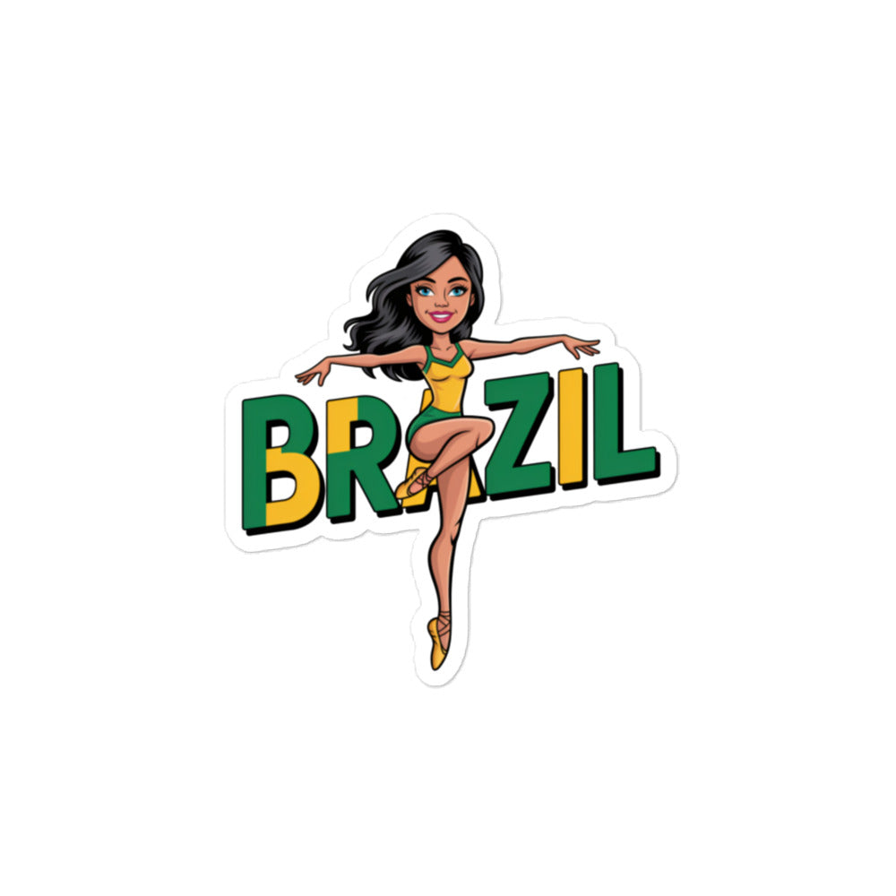 Blasenfreie Aufkleber - BRAZIL - MAX F. ArtGrafic