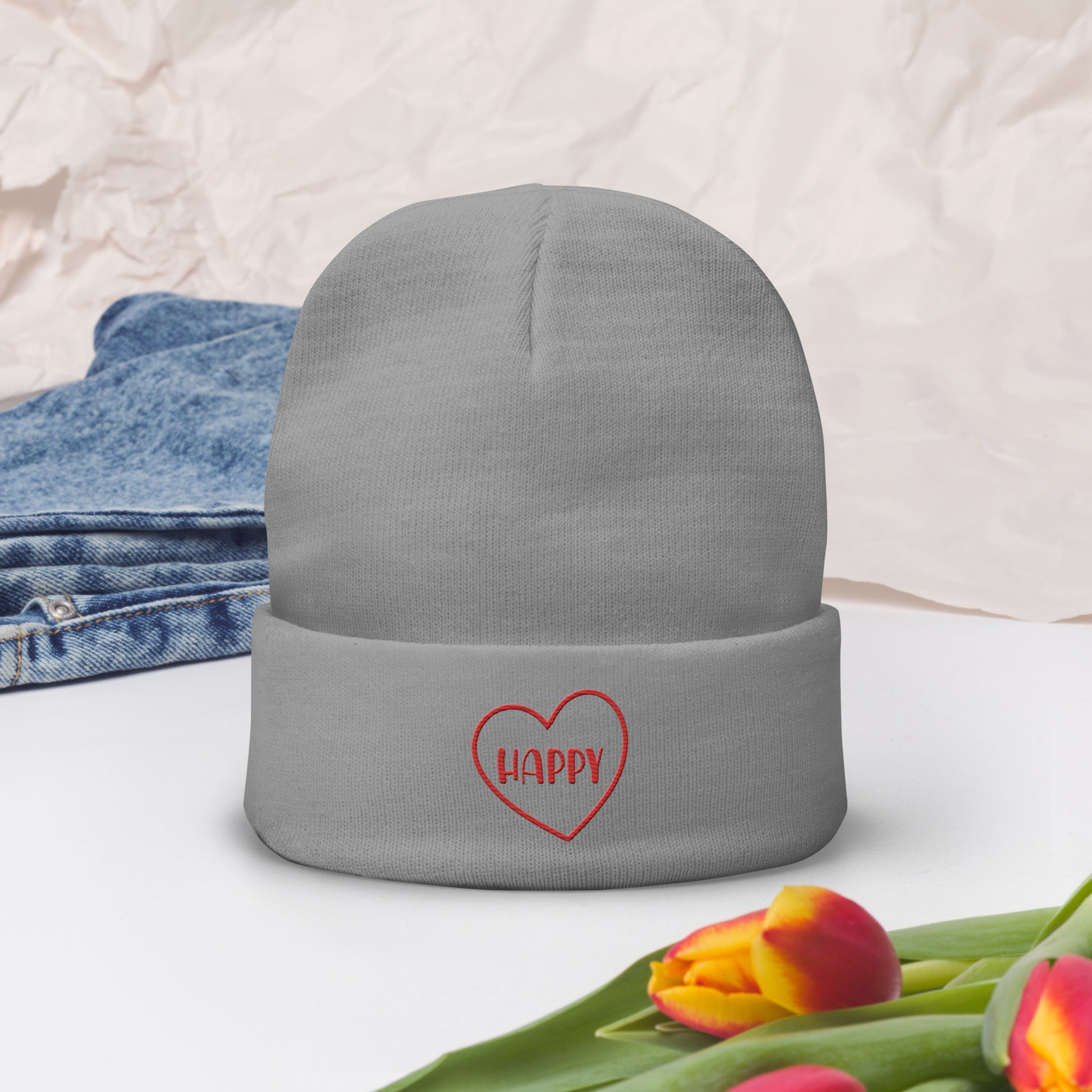 HAPPY Beanie kaufen - Stilvoll und bequem für jeden Anlass - MAX F. ArtGrafic