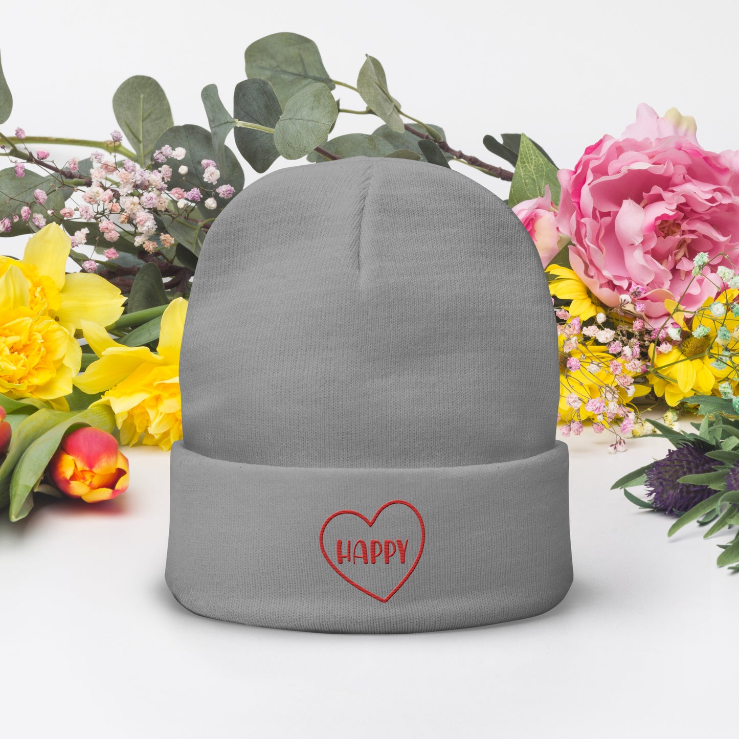 HAPPY Beanie kaufen - Stilvoll und bequem für jeden Anlass - MAX F. ArtGrafic