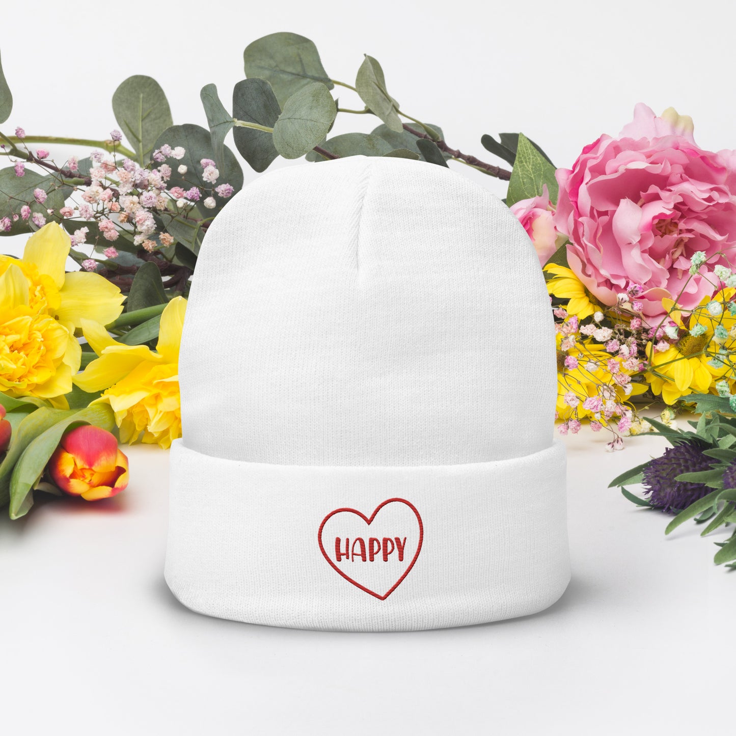 HAPPY Beanie kaufen - Stilvoll und bequem für jeden Anlass - MAX F. ArtGrafic