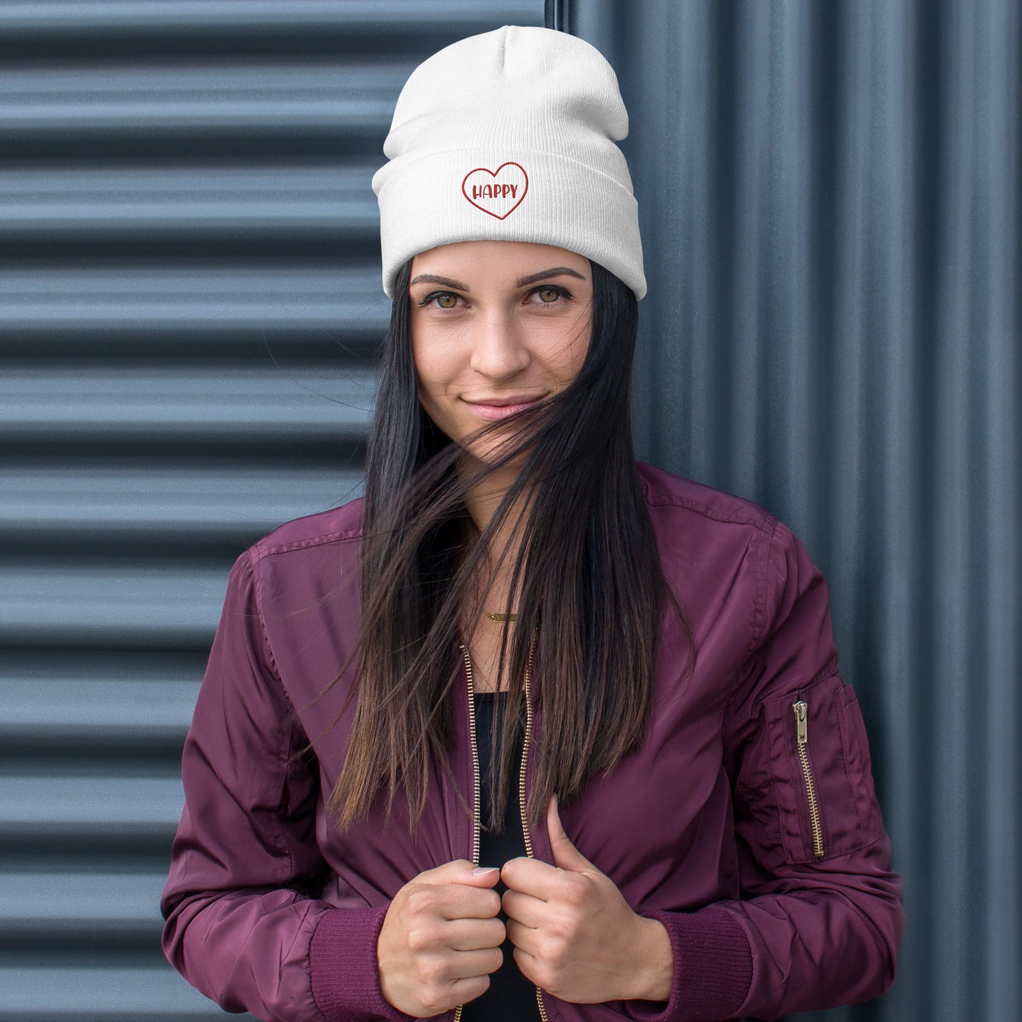 HAPPY Beanie kaufen - Stilvoll und bequem für jeden Anlass - MAX F. ArtGrafic