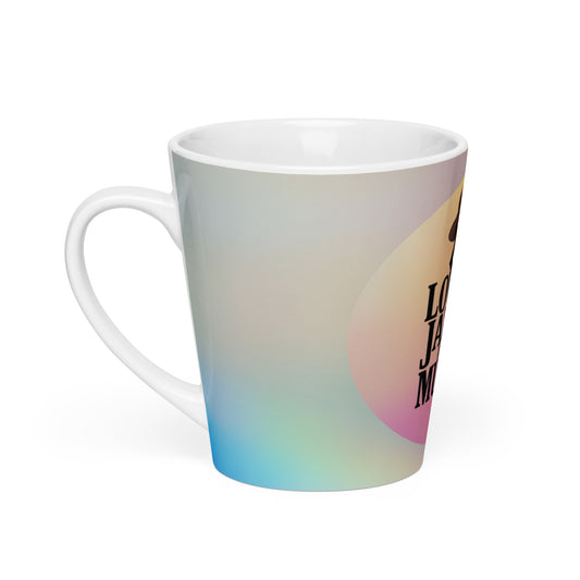 Milchkaffeetasse LOVE JAZZ AND MUSIC für Jazz Musik Liebhaber - MAX F. ArtGrafic
