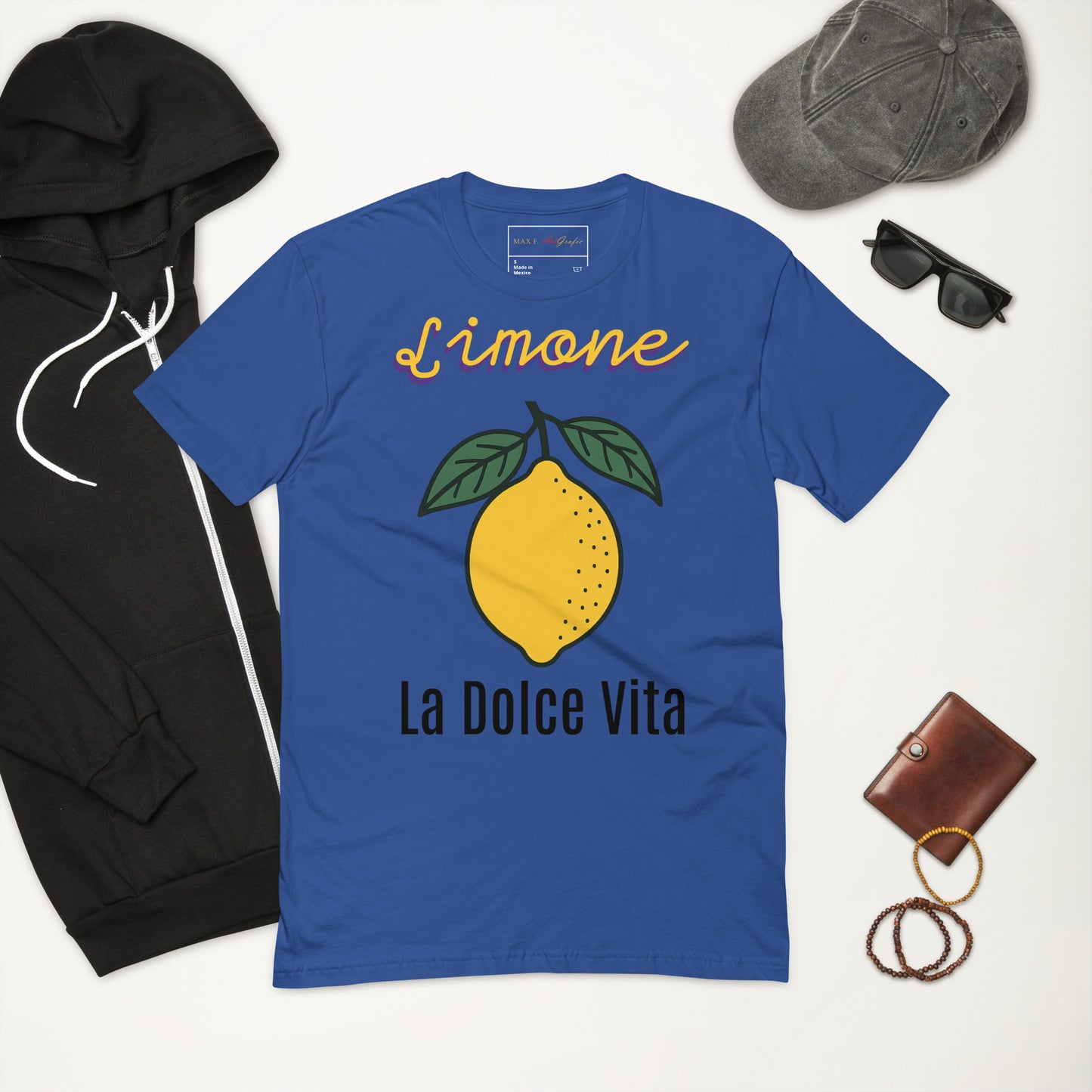 Kurzärmeliges T-Shirt LIMONE kaufen – Stylisches Design für jeden Anlass - MAX F. ArtGrafic