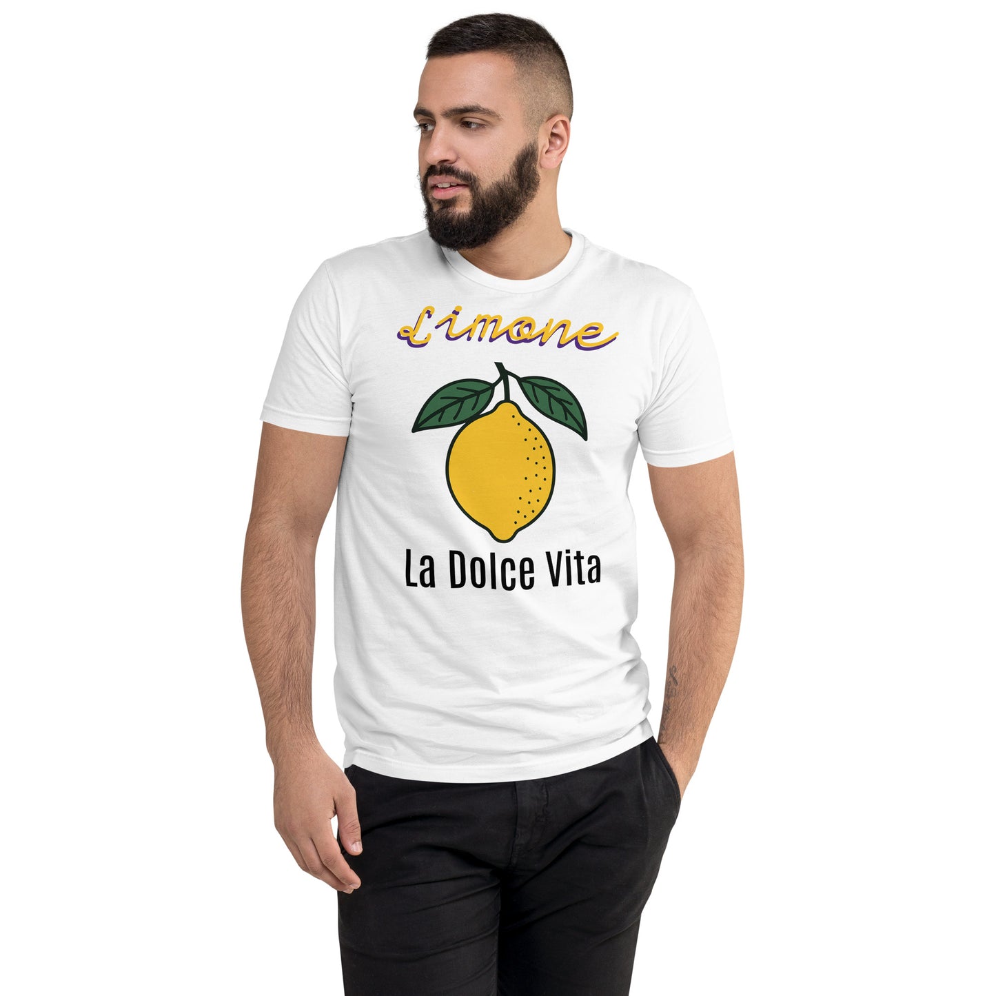 Kurzärmeliges T-Shirt LIMONE kaufen – Stylisches Design für jeden Anlass - MAX F. ArtGrafic