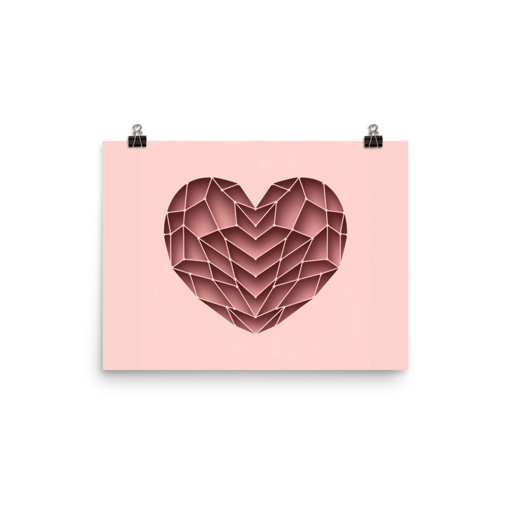 Fotopapier Poster - ABSTRAKT HEART - MAX F. ArtGrafic
