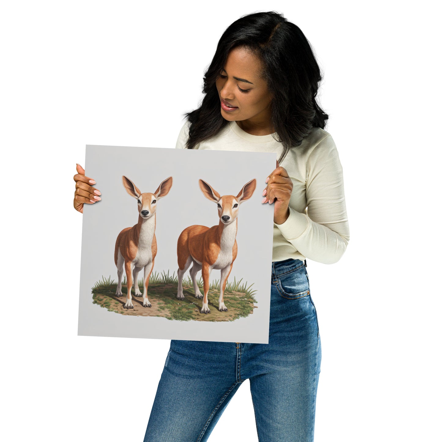 Fotopapier Poster - Indian Muntjac - MAX F. ArtGrafic