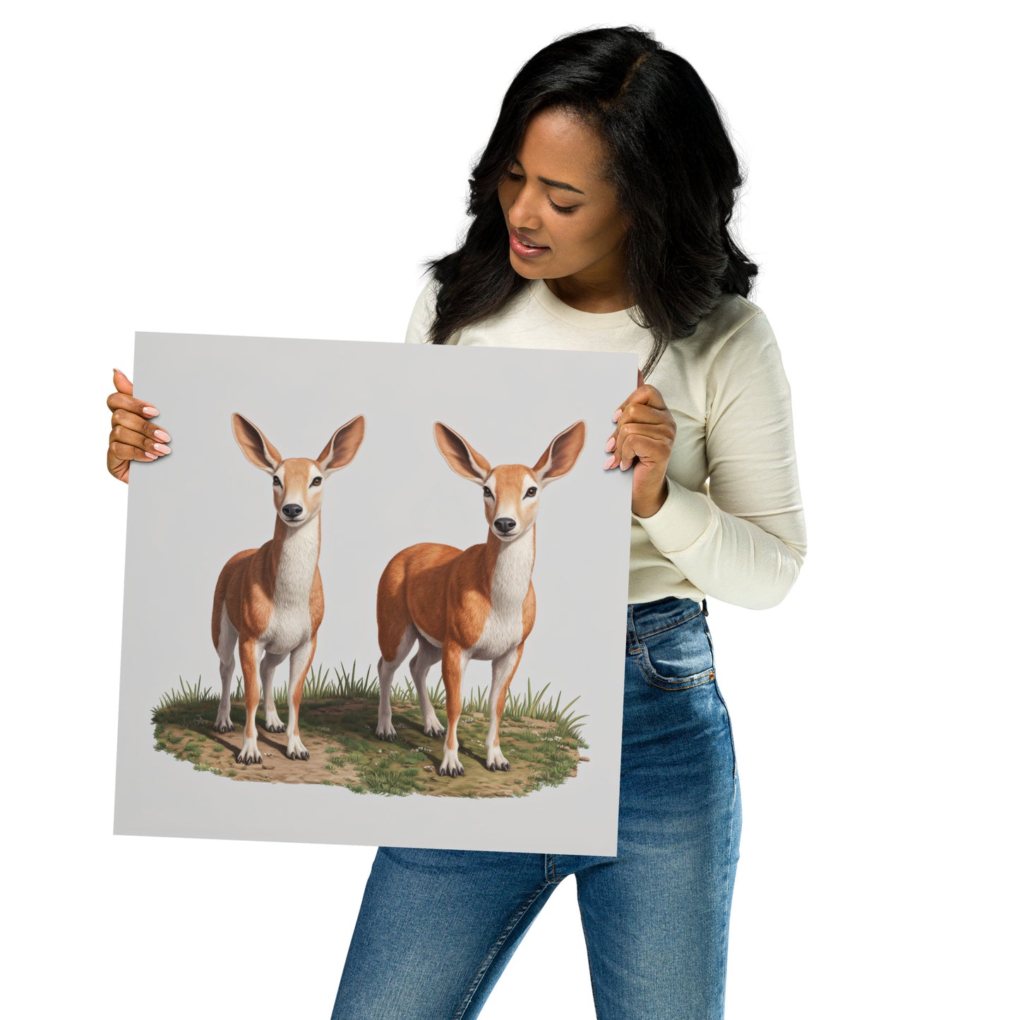 Fotopapier Poster - Indian Muntjac - MAX F. ArtGrafic