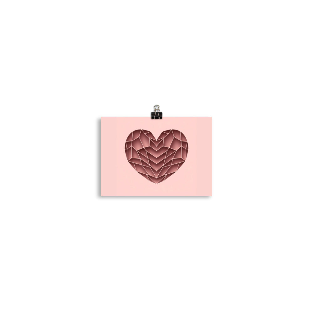 Fotopapier Poster - ABSTRAKT HEART - MAX F. ArtGrafic
