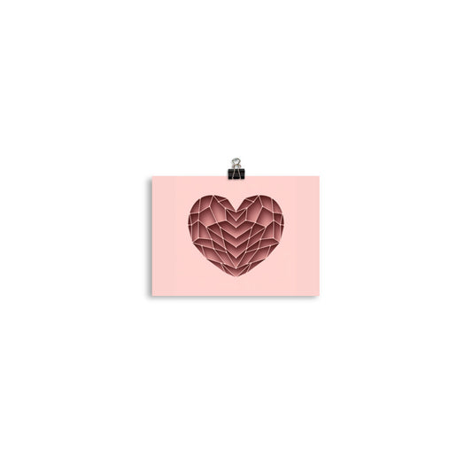 Fotopapier Poster - ABSTRAKT HEART - MAX F. ArtGrafic