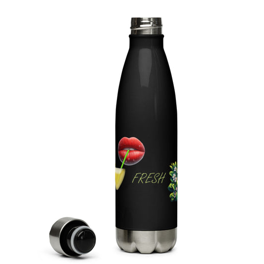 Edelstahl Trinkflasche - FRESH - MAX F. ArtGrafic