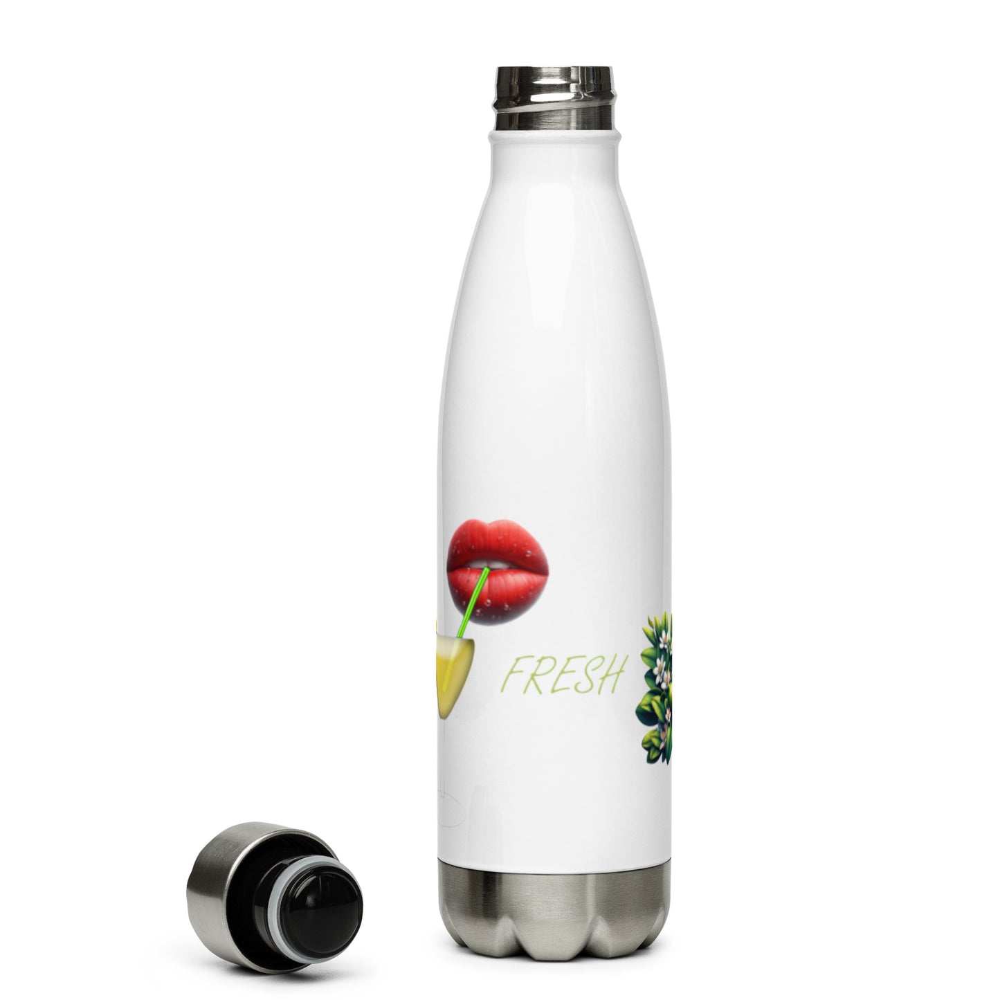 Edelstahl Trinkflasche - FRESH - MAX F. ArtGrafic