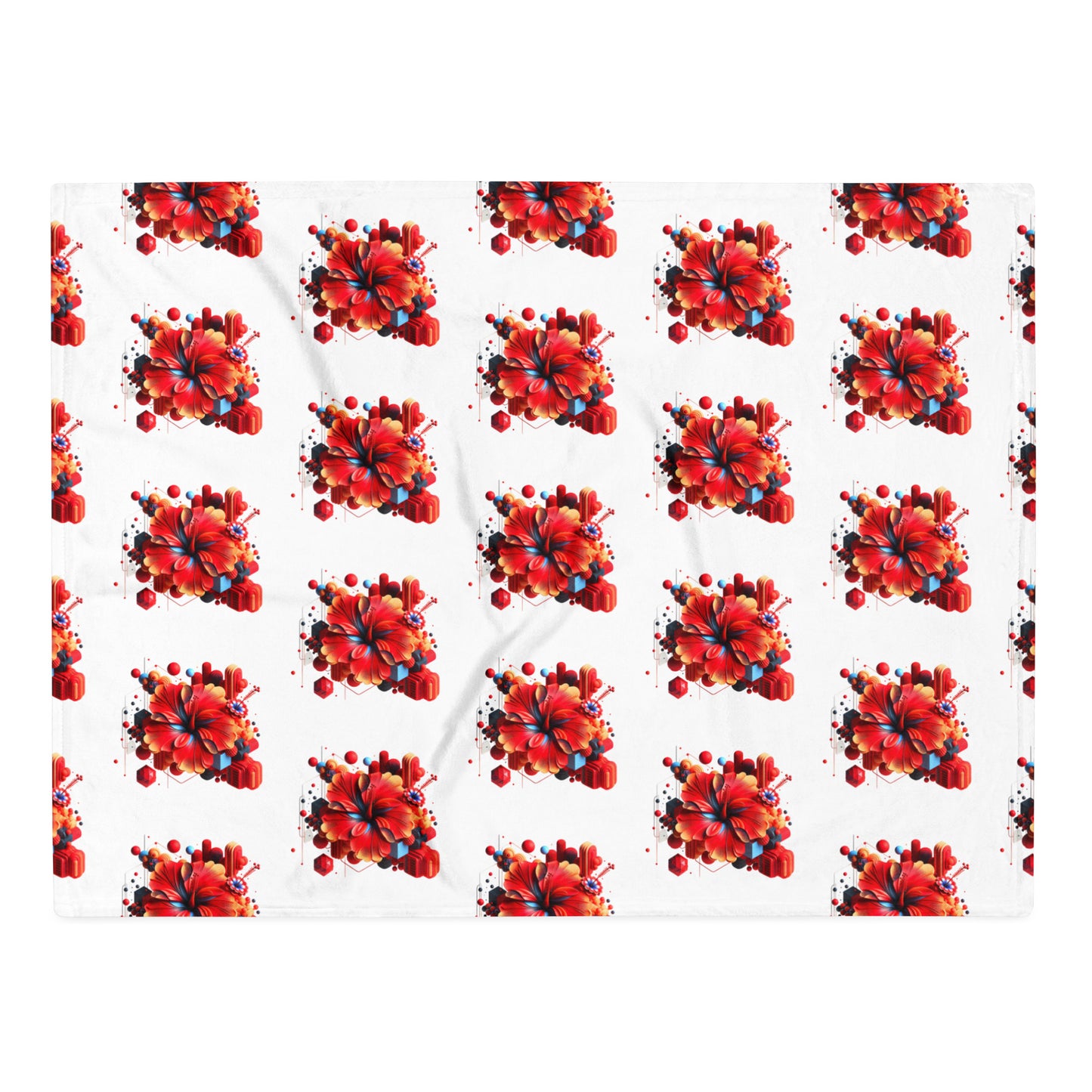 Tagesdecke - Rote Hibiskusblüte - MAX F. ArtGrafic