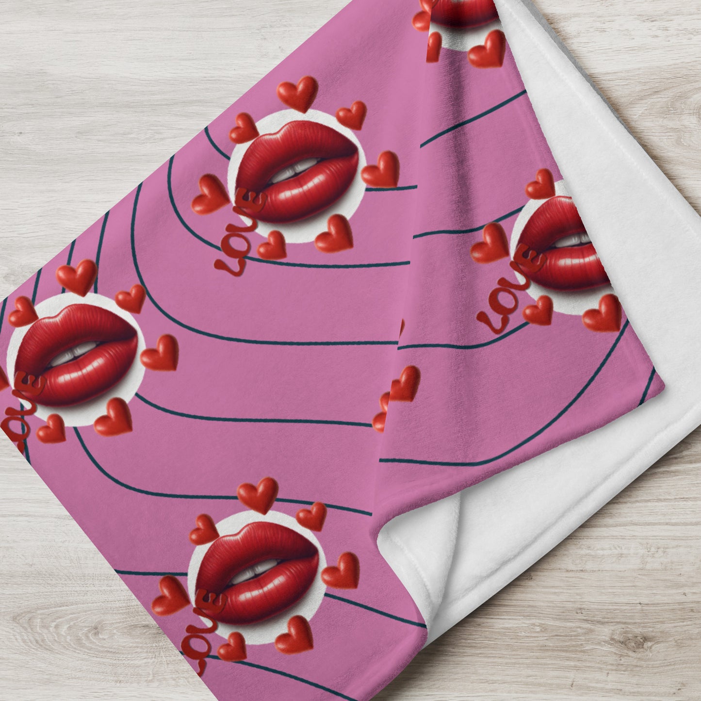 Kuscheldecke LOVE - Weiche und Gemütliche Decke für Jeden Anlass - MAX F. ArtGrafic