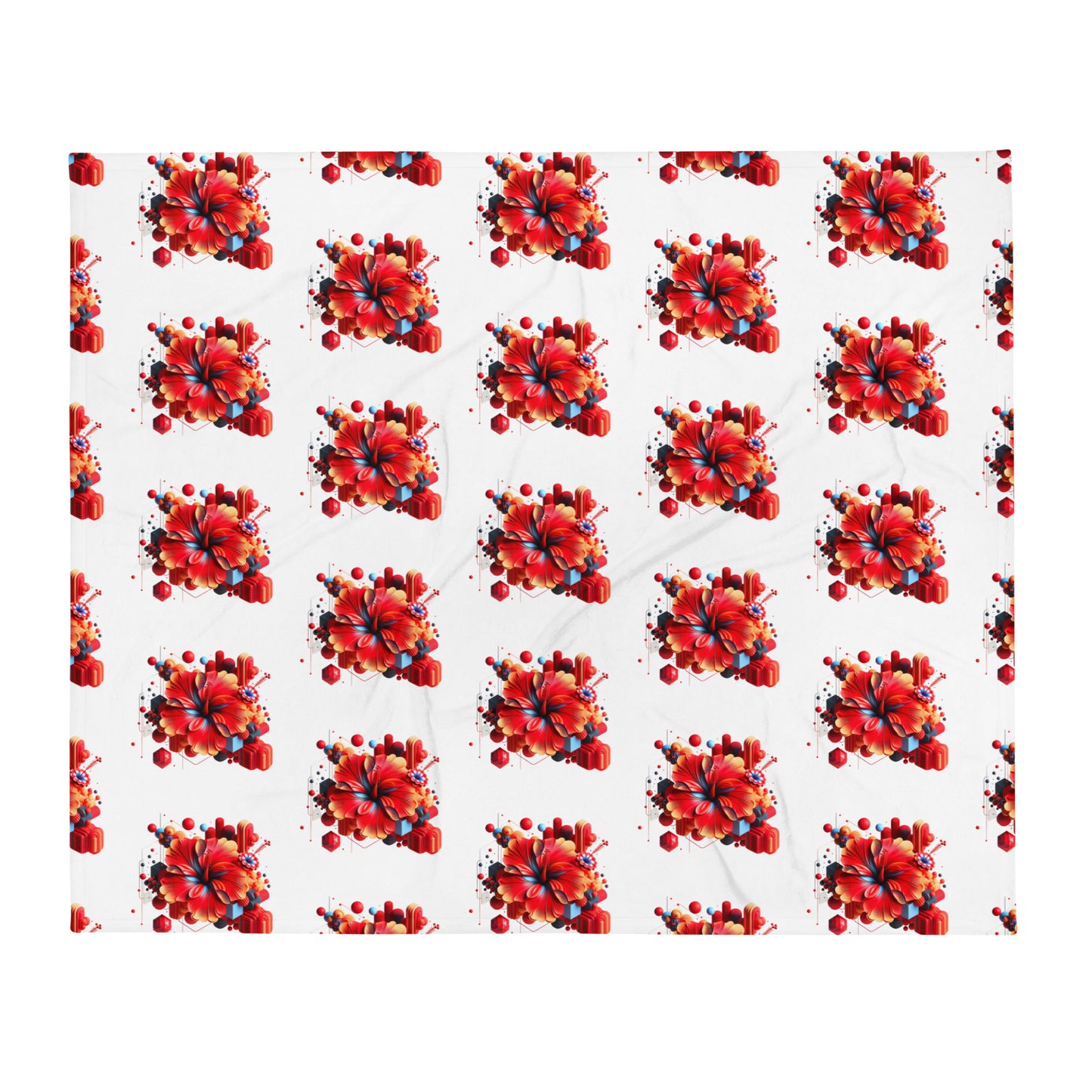 Tagesdecke - Rote Hibiskusblüte - MAX F. ArtGrafic