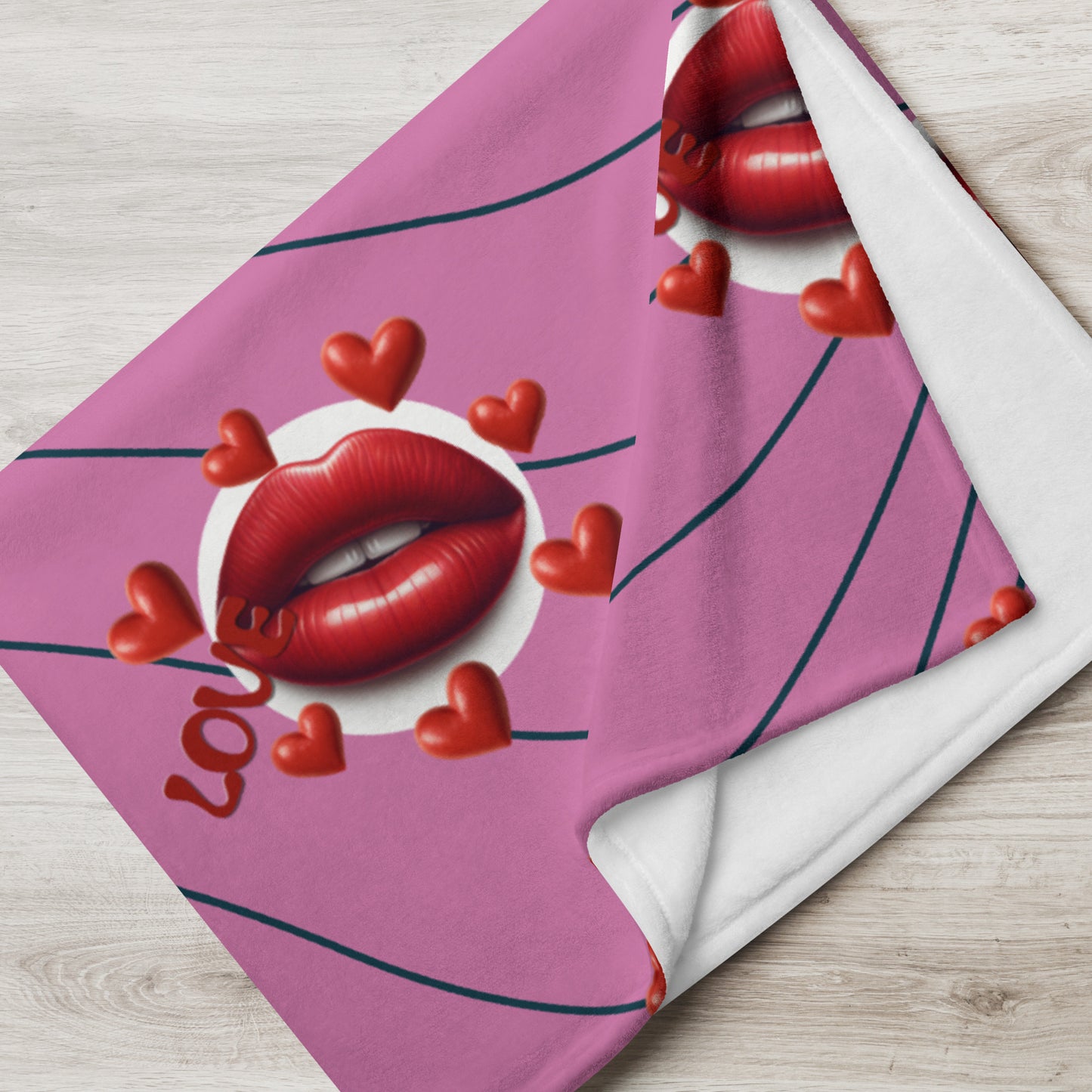 Kuscheldecke LOVE - Weiche und Gemütliche Decke für Jeden Anlass - MAX F. ArtGrafic