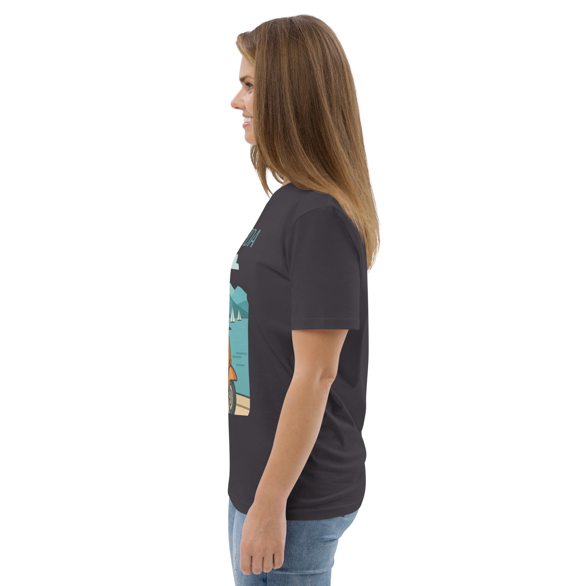 Unisex Bio-Baumwoll T-Shirt LAGO DI GARDA – Nachhaltige Mode für jeden Anlass - MAX F. ArtGrafic