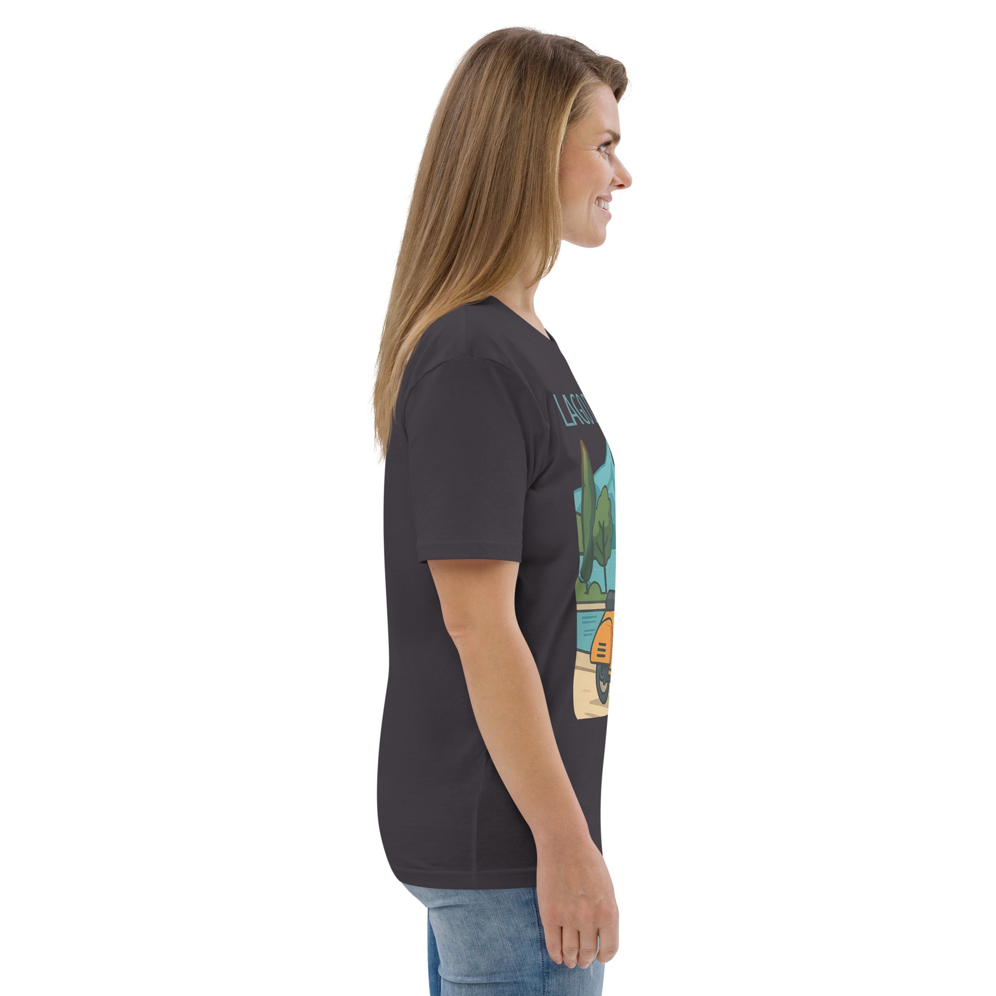 Unisex Bio-Baumwoll T-Shirt LAGO DI GARDA – Nachhaltige Mode für jeden Anlass - MAX F. ArtGrafic