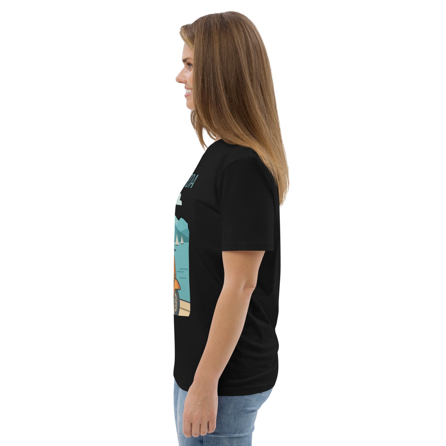 Unisex Bio-Baumwoll T-Shirt LAGO DI GARDA – Nachhaltige Mode für jeden Anlass - MAX F. ArtGrafic