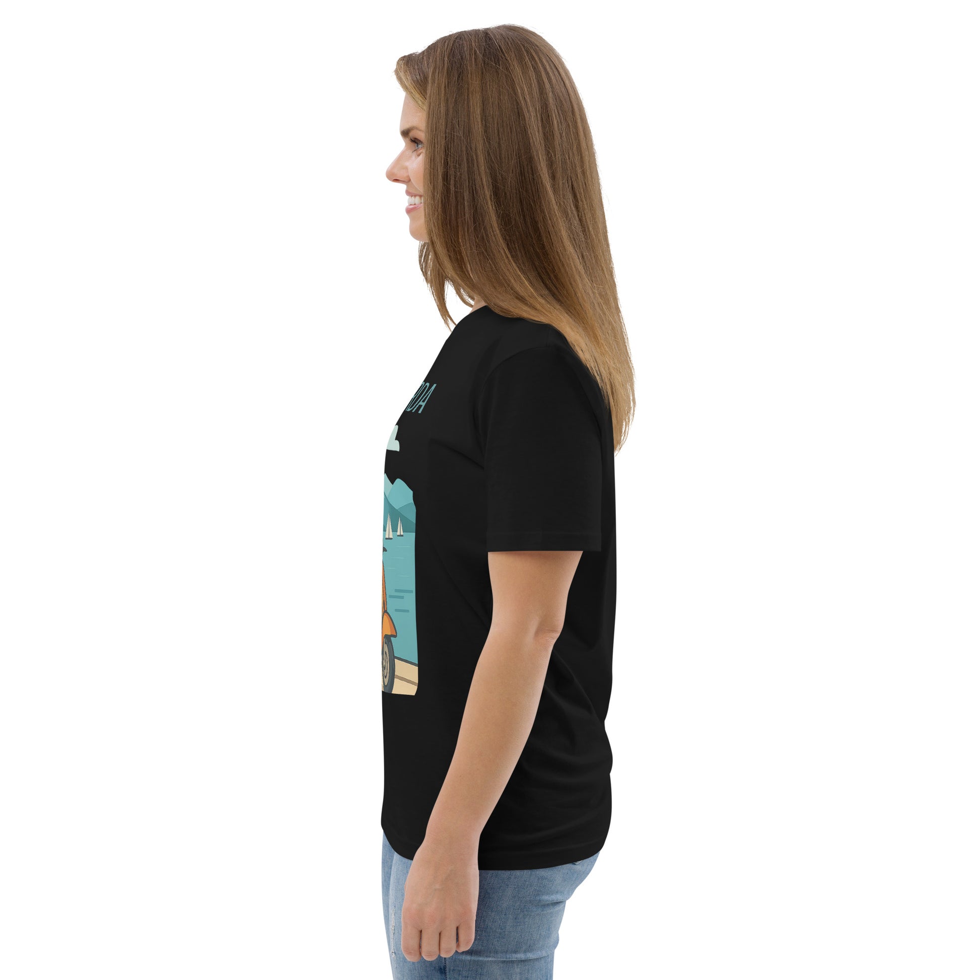 Unisex Bio-Baumwoll T-Shirt LAGO DI GARDA – Nachhaltige Mode für jeden Anlass - MAX F. ArtGrafic