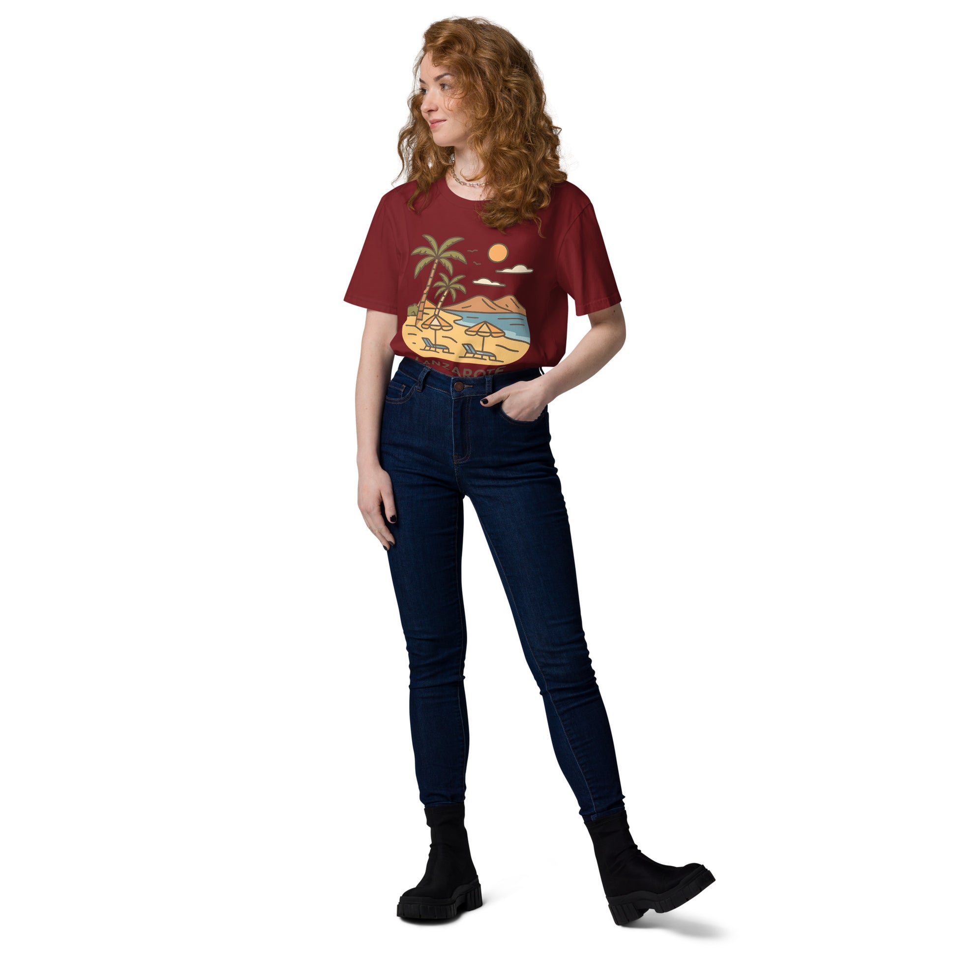 Unisex Bio-Baumwoll T-Shirt Lanzarote – Nachhaltigkeit in jedem Stich - MAX F. ArtGrafic