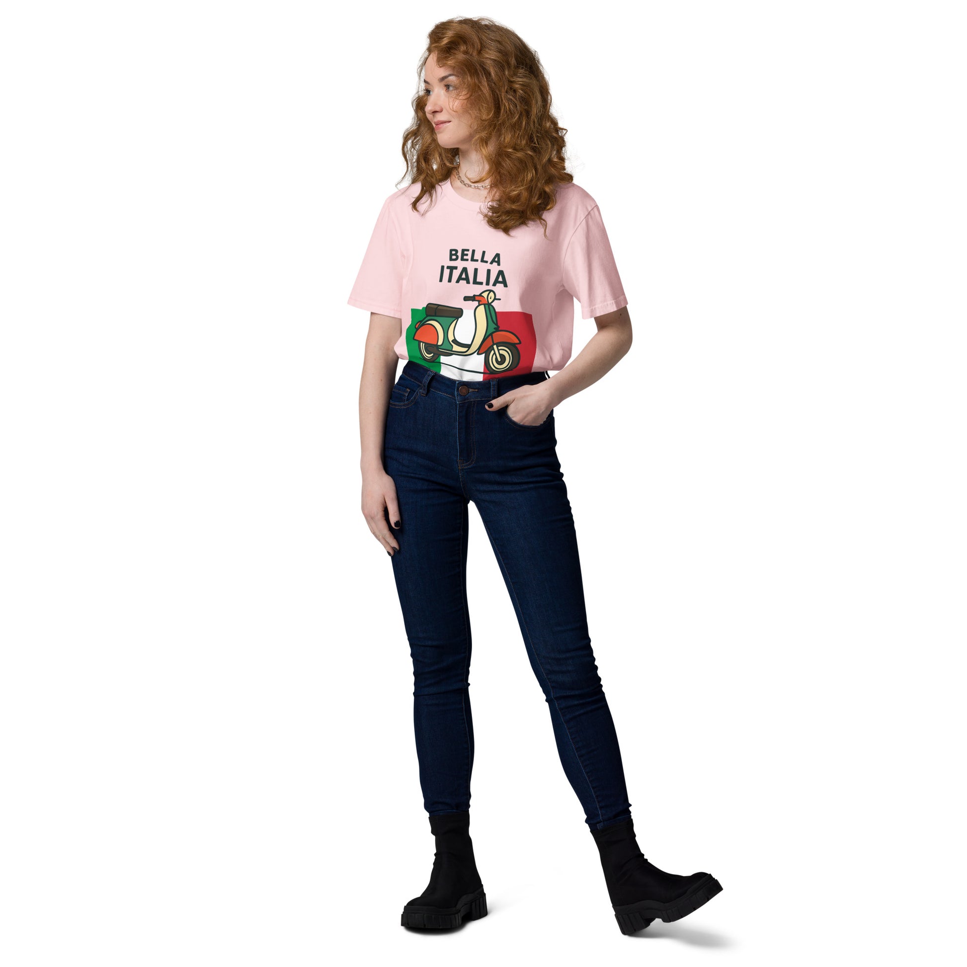 Unisex-Bio-Baumwoll-T-Shirt Bella Italia für Damen und Herren - MAX F. ArtGrafic