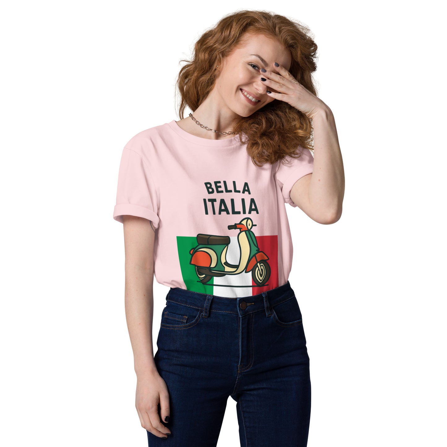 Unisex-Bio-Baumwoll-T-Shirt Bella Italia für Damen und Herren - MAX F. ArtGrafic