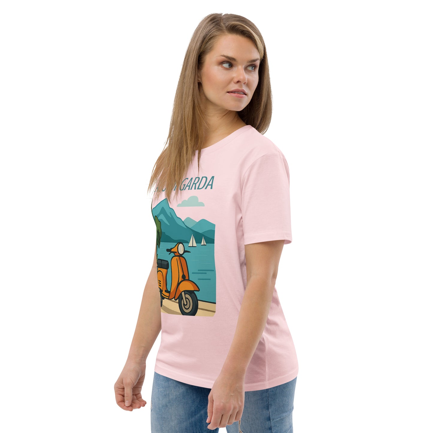 Unisex Bio-Baumwoll T-Shirt LAGO DI GARDA – Nachhaltige Mode für jeden Anlass - MAX F. ArtGrafic