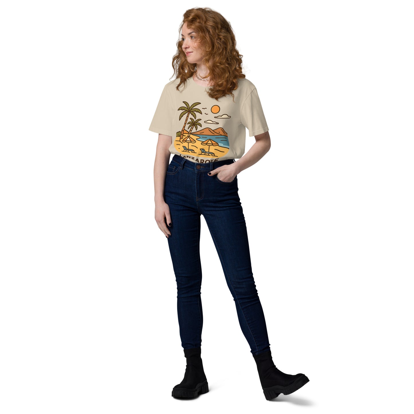 Unisex Bio-Baumwoll T-Shirt Lanzarote – Nachhaltigkeit in jedem Stich - MAX F. ArtGrafic