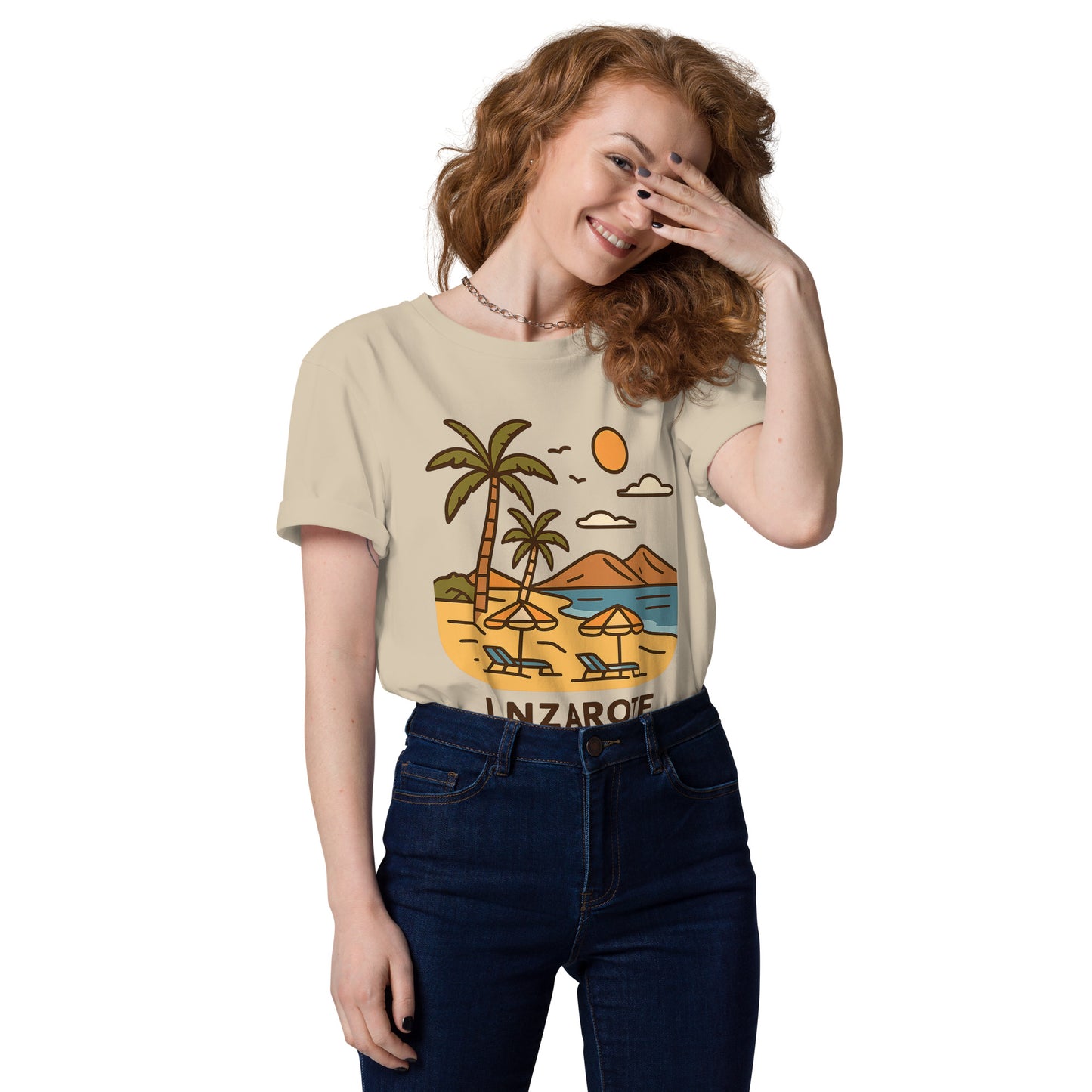 Unisex Bio-Baumwoll T-Shirt Lanzarote – Nachhaltigkeit in jedem Stich - MAX F. ArtGrafic