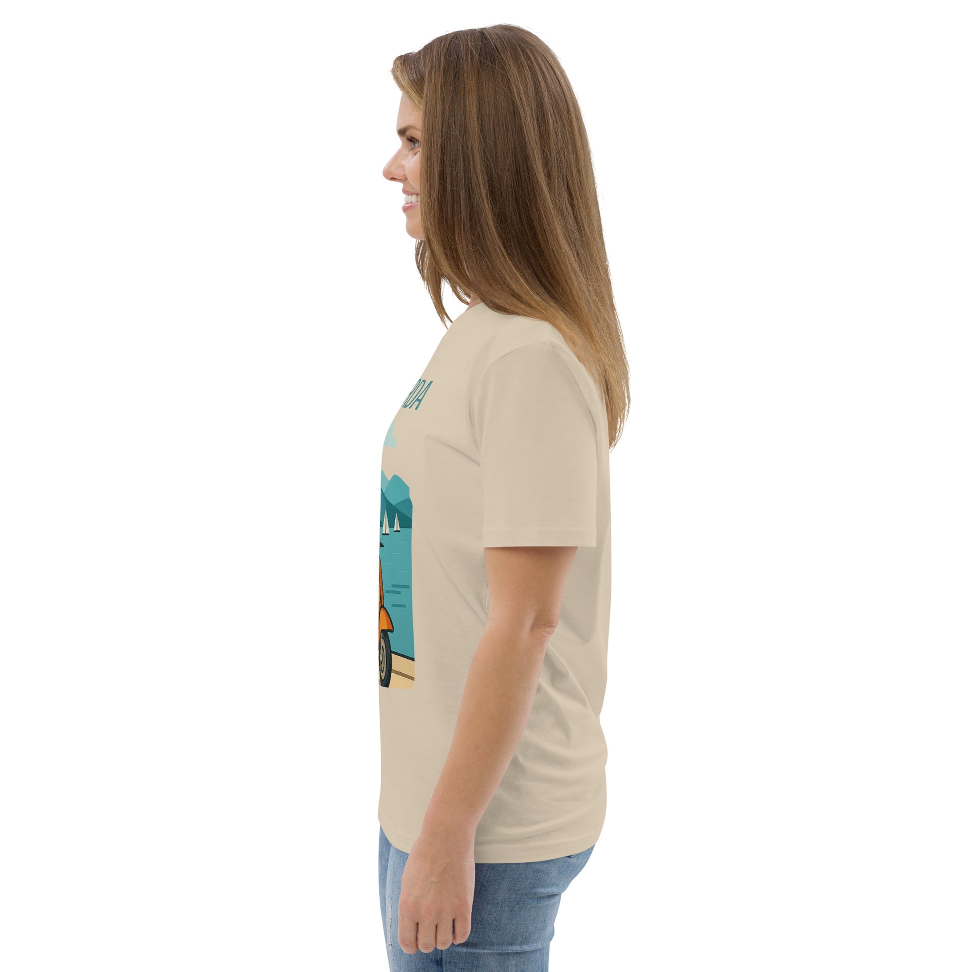 Unisex Bio-Baumwoll T-Shirt LAGO DI GARDA – Nachhaltige Mode für jeden Anlass - MAX F. ArtGrafic