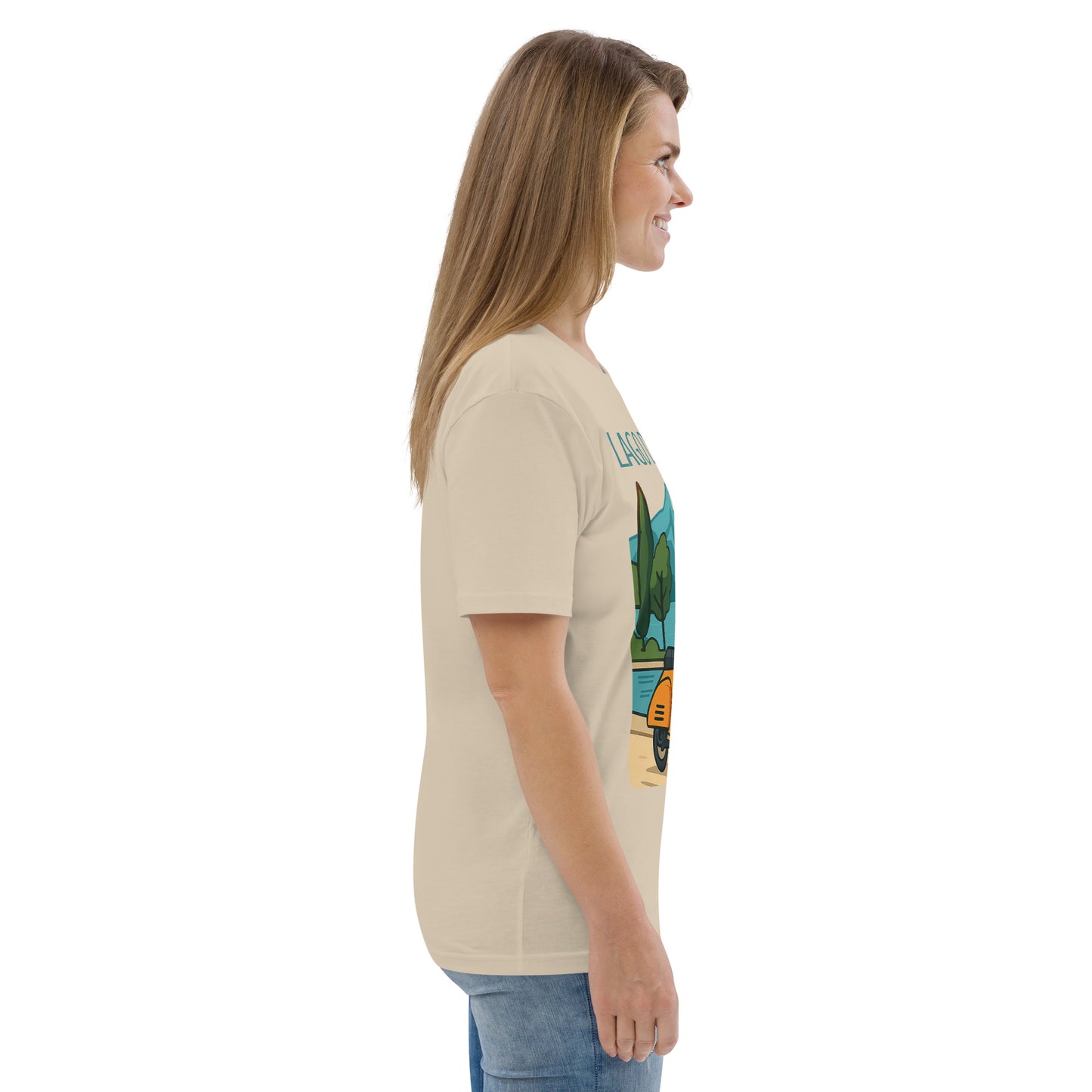 Unisex Bio-Baumwoll T-Shirt LAGO DI GARDA – Nachhaltige Mode für jeden Anlass - MAX F. ArtGrafic