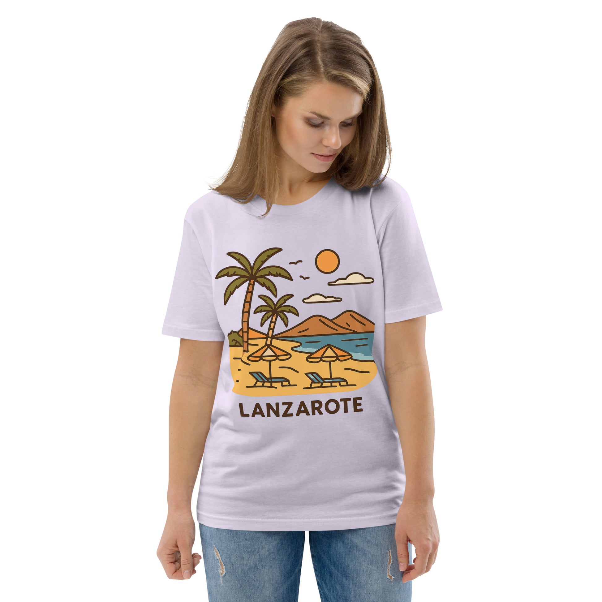 Unisex Bio-Baumwoll T-Shirt Lanzarote – Nachhaltigkeit in jedem Stich - MAX F. ArtGrafic
