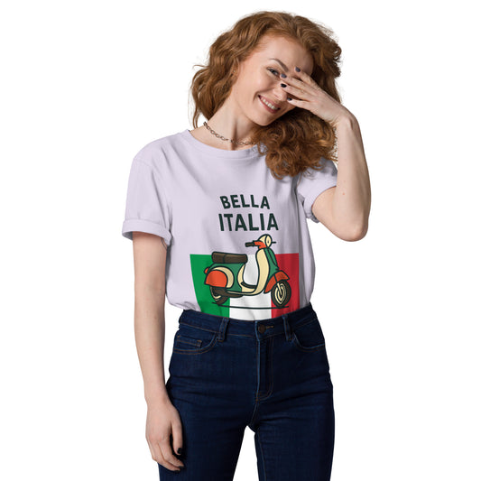 Unisex-Bio-Baumwoll-T-Shirt Bella Italia für Damen und Herren - MAX F. ArtGrafic