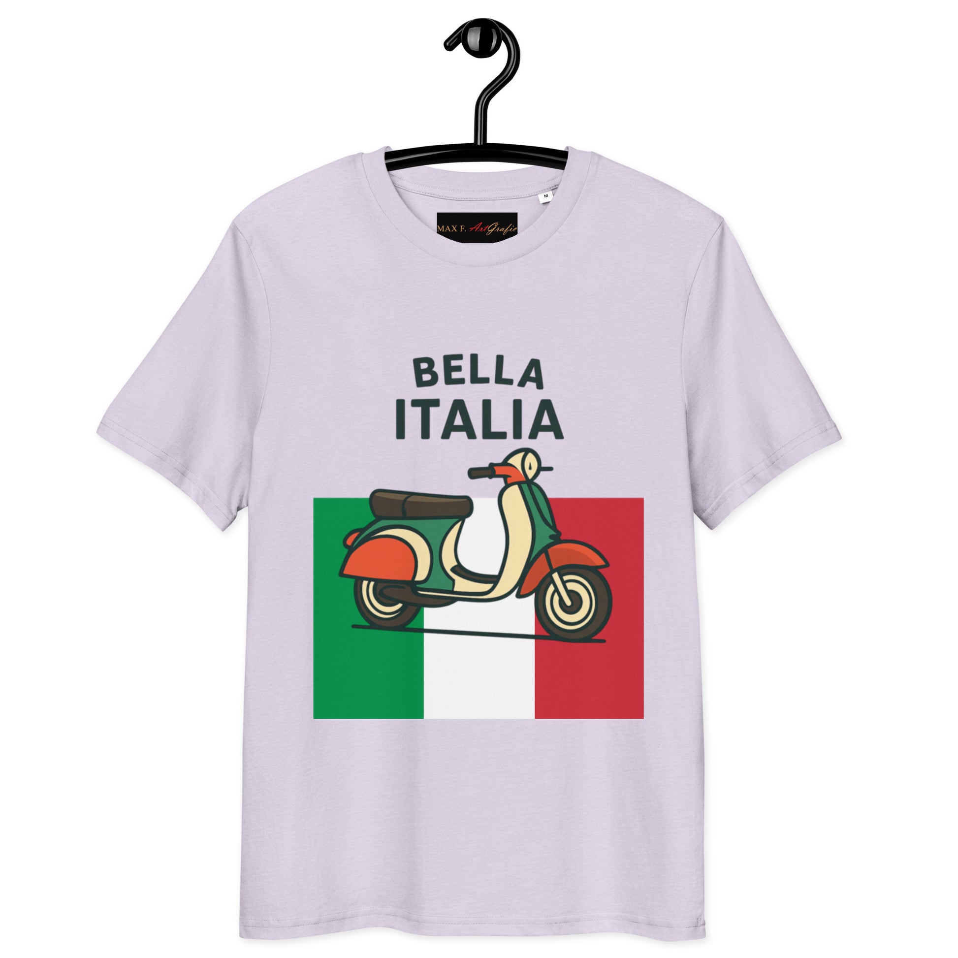 Unisex-Bio-Baumwoll-T-Shirt Bella Italia für Damen und Herren - MAX F. ArtGrafic