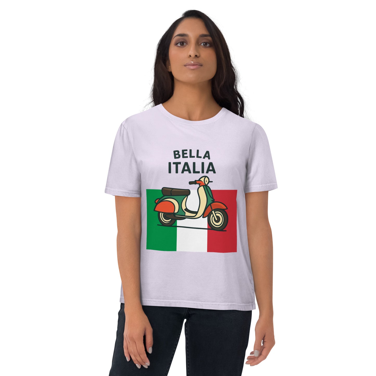 Unisex-Bio-Baumwoll-T-Shirt Bella Italia für Damen und Herren - MAX F. ArtGrafic