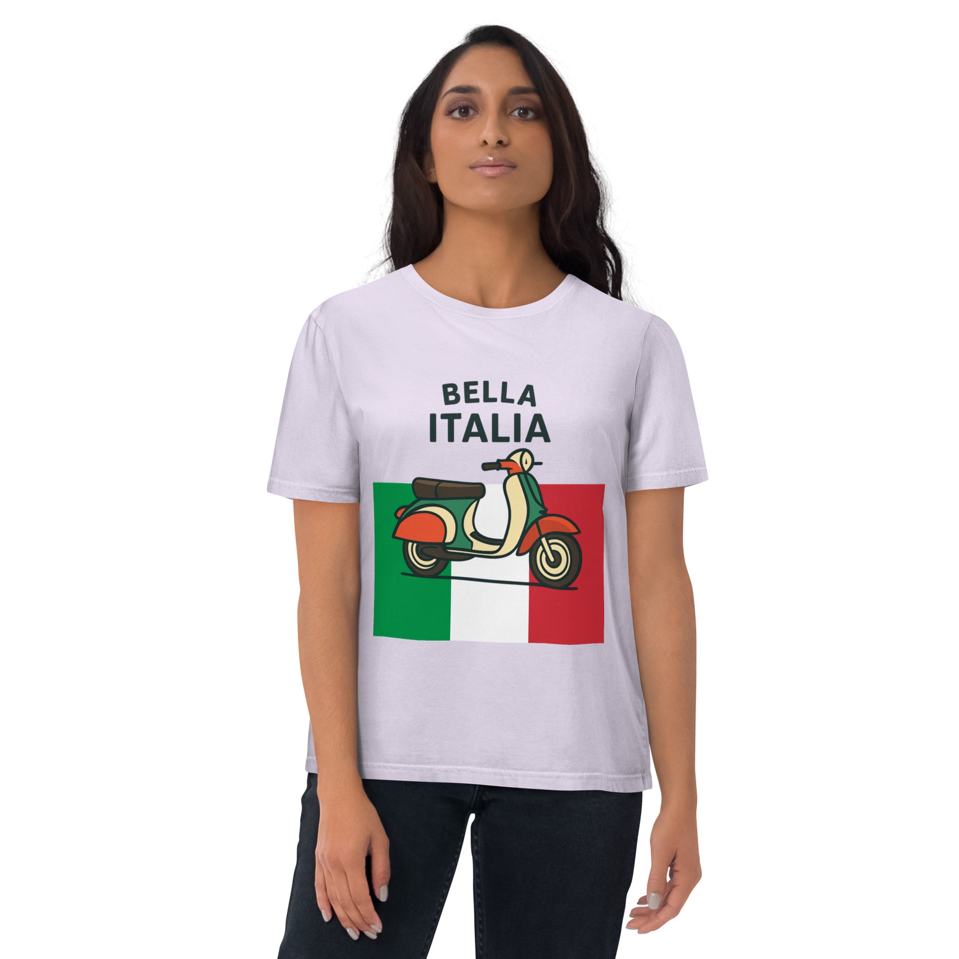 Unisex-Bio-Baumwoll-T-Shirt Bella Italia für Damen und Herren - MAX F. ArtGrafic