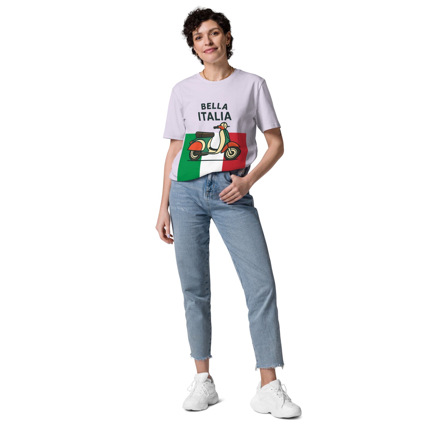 Unisex-Bio-Baumwoll-T-Shirt Bella Italia für Damen und Herren - MAX F. ArtGrafic