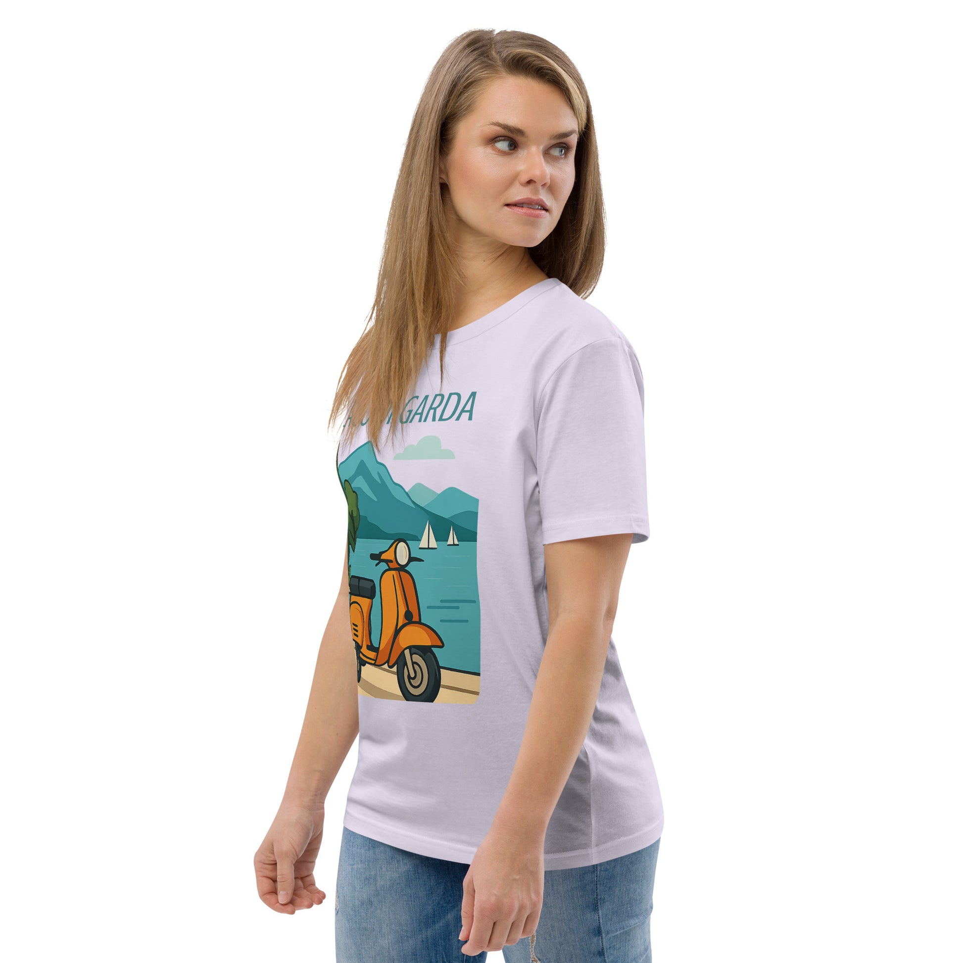 Unisex Bio-Baumwoll T-Shirt LAGO DI GARDA – Nachhaltige Mode für jeden Anlass - MAX F. ArtGrafic
