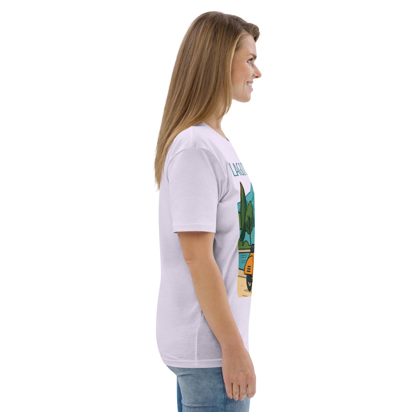 Unisex Bio-Baumwoll T-Shirt LAGO DI GARDA – Nachhaltige Mode für jeden Anlass - MAX F. ArtGrafic