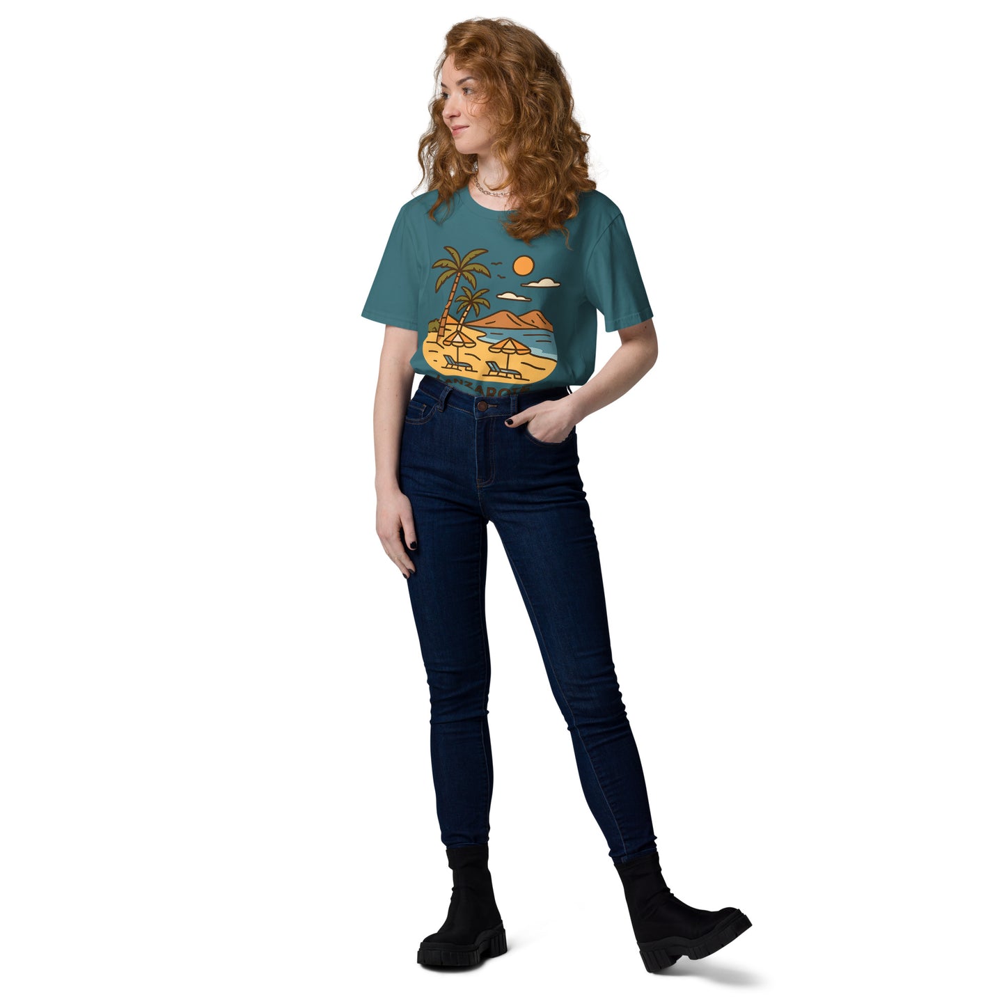Unisex Bio-Baumwoll T-Shirt Lanzarote – Nachhaltigkeit in jedem Stich - MAX F. ArtGrafic