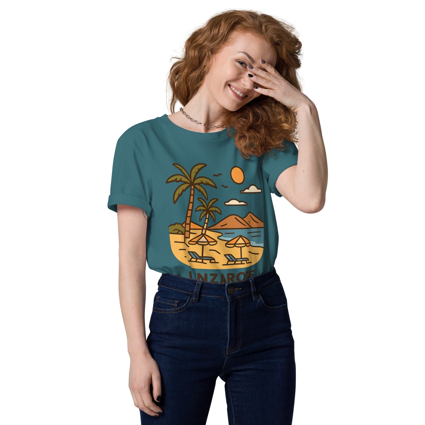 Unisex Bio-Baumwoll T-Shirt Lanzarote – Nachhaltigkeit in jedem Stich - MAX F. ArtGrafic