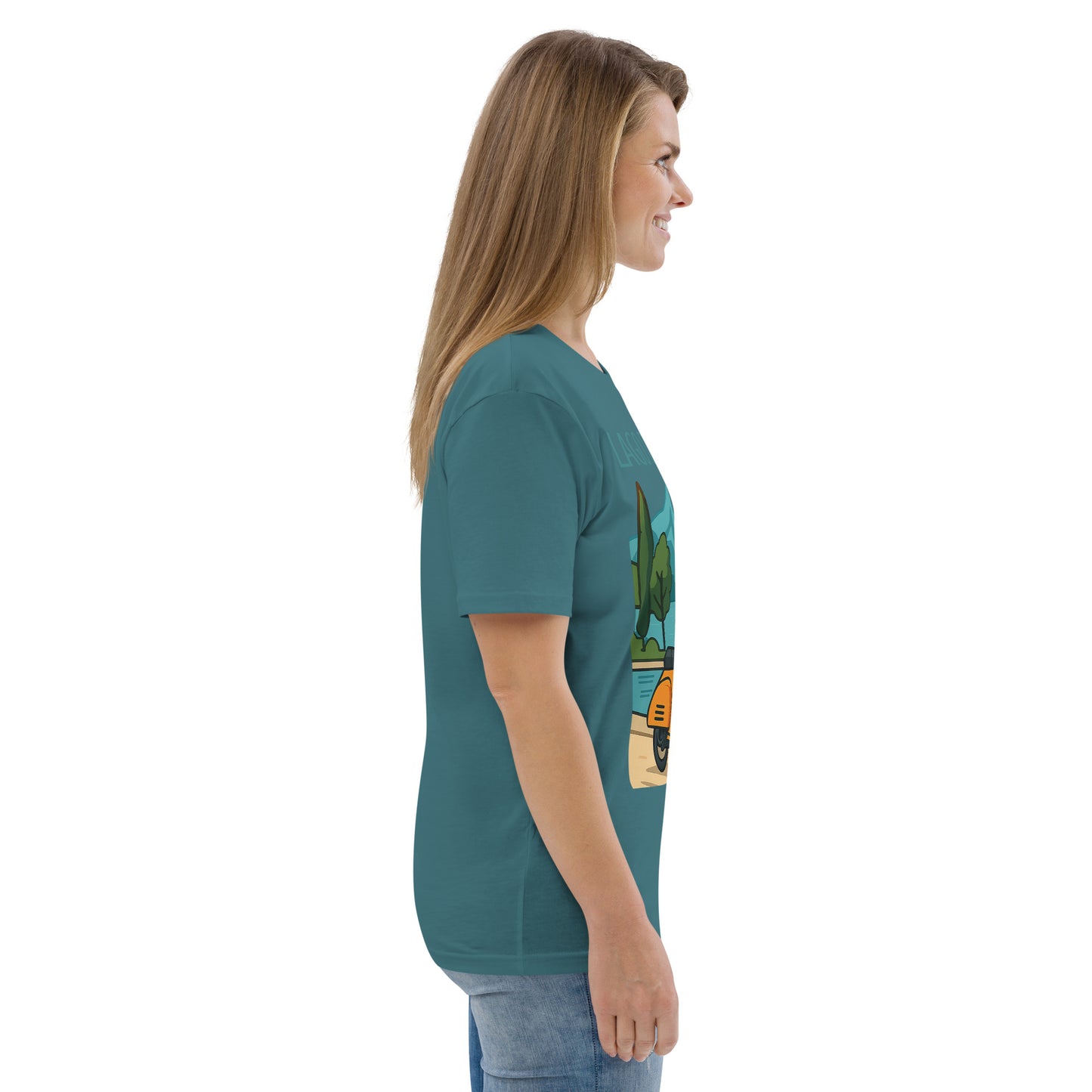 Unisex Bio-Baumwoll T-Shirt LAGO DI GARDA – Nachhaltige Mode für jeden Anlass - MAX F. ArtGrafic
