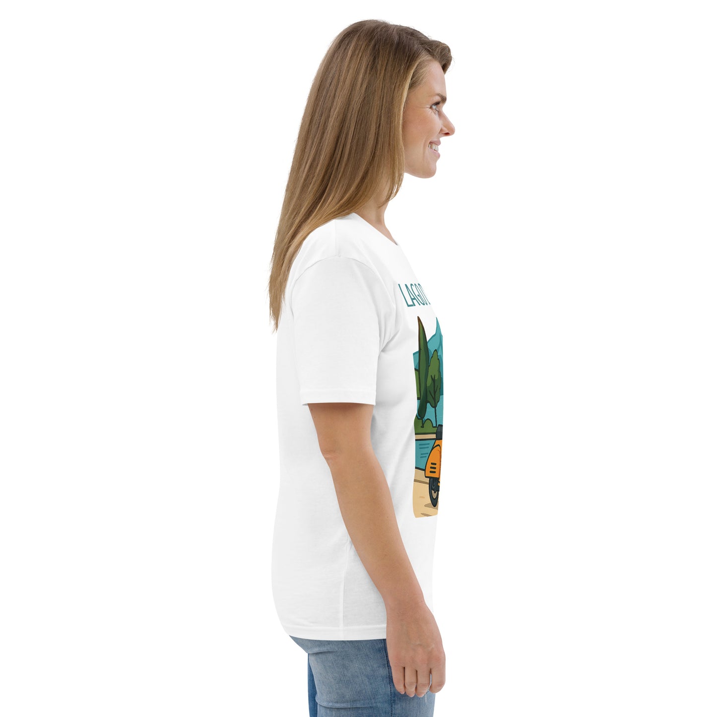 Unisex Bio-Baumwoll T-Shirt LAGO DI GARDA – Nachhaltige Mode für jeden Anlass - MAX F. ArtGrafic